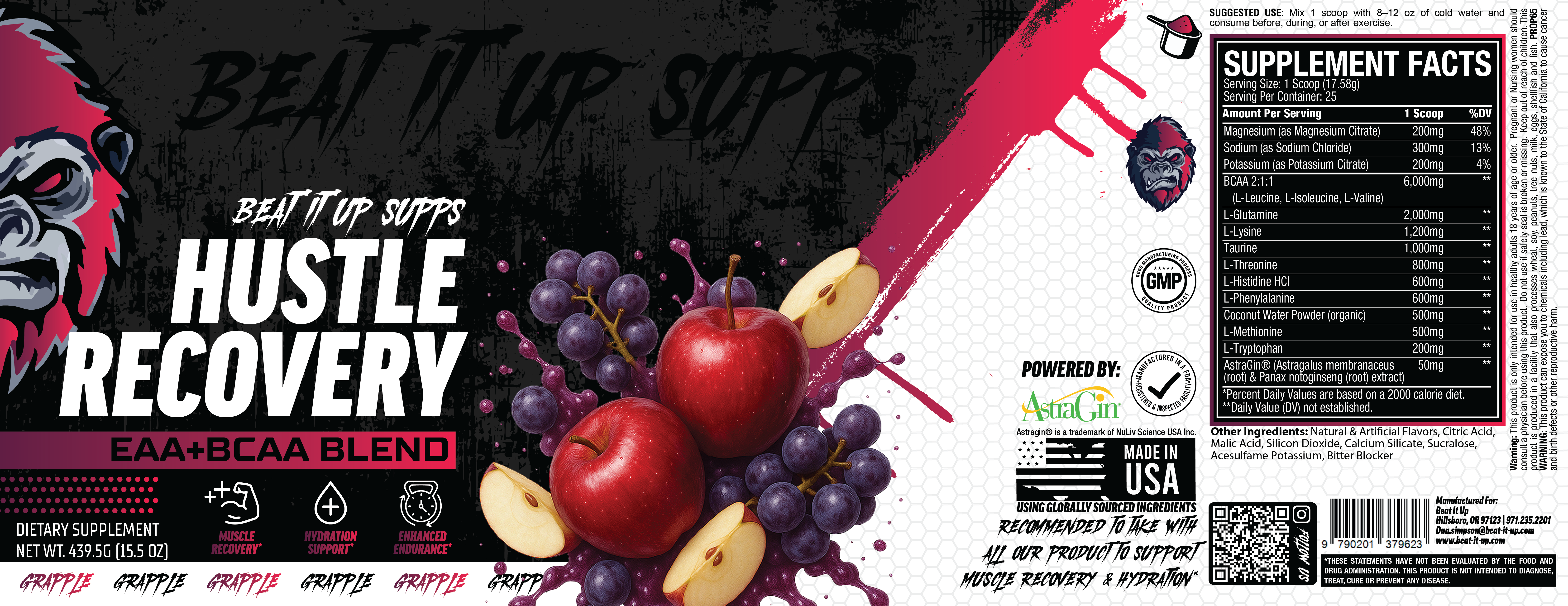 Hustle Recovery BCAA