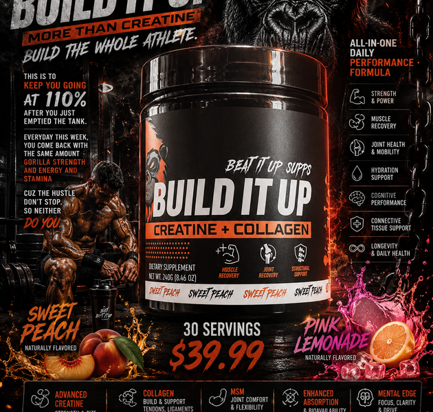 Build It Up Sweet Peach Flavour