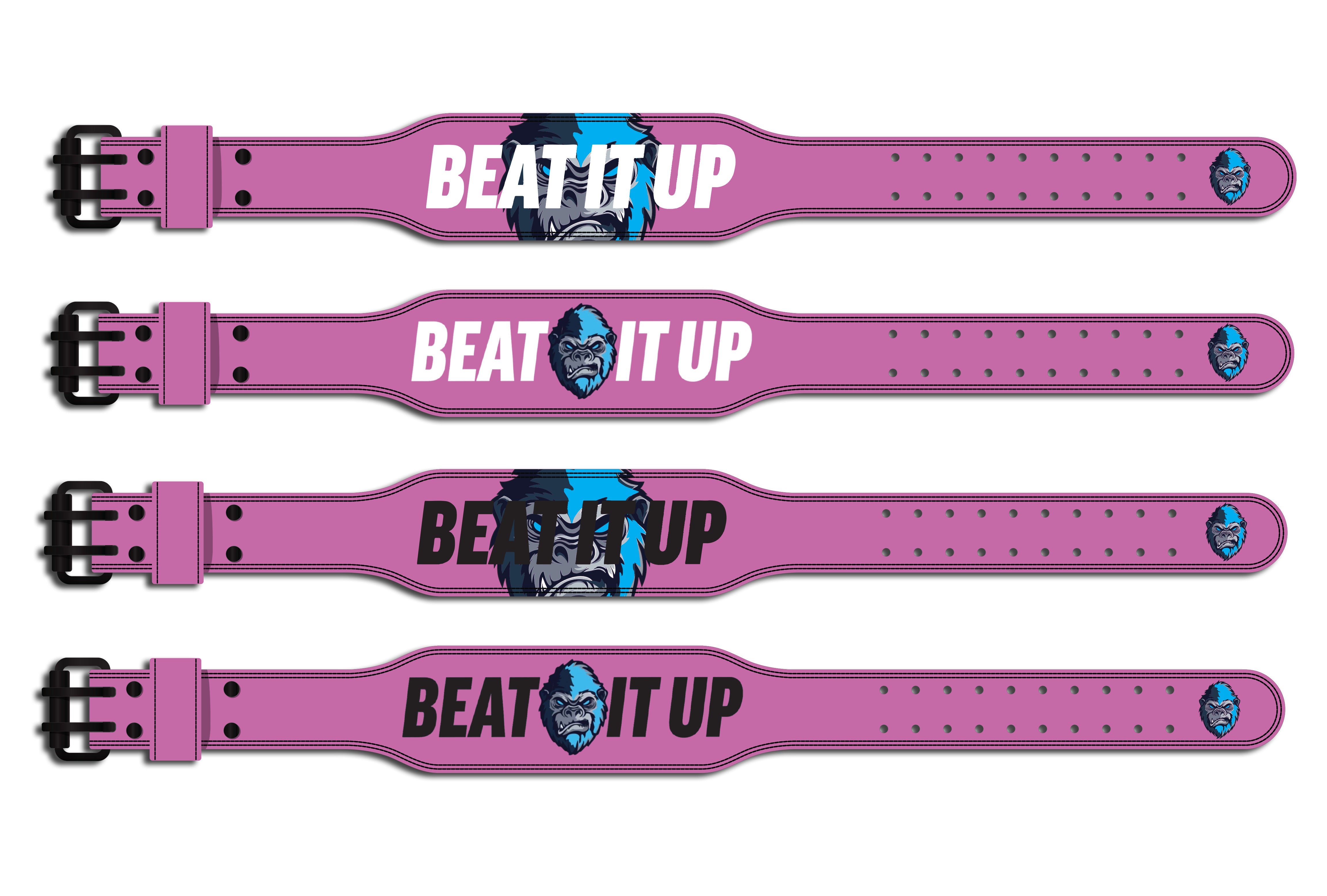 custom leather weight lifting belts