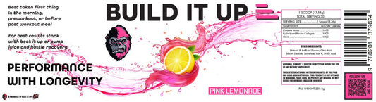 Build It Up Pink Lemonade flavour